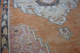Vintage Faded Anatolian Rug 3.8ftx6.5ft