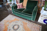 Vintage Faded Anatolian Rug 3.8ftx6.5ft