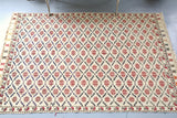Vintage Konya Cicim Kilim 4.9ftx7.10ft