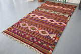 Vintage Anatolian Kilim 4.6ftx8.4ft