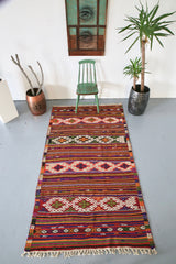 Vintage Anatolian Kilim 4.6ftx8.4ft