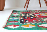 pile rug, Turkish rug, vintage rug, portland, rug shop, bright colors, wild shaman, area rug, red rug, mini rug, bold color, Portland, Oregon, rug store, rug shop, local shop, flat weave, kilim rug