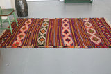 Vintage Anatolian Kilim 4.6ftx8.4ft