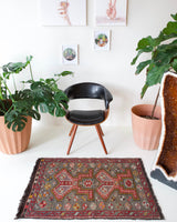 pile rug, Turkish rug, vintage rug, portland, rug shop, bright colors, wild shaman, area rug, red rug, mini rug, bold color, Portland, Oregon, rug store, rug shop, local shop, flat weave, kilim rug