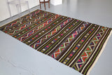 Vintage Anatolian Cicim Kilim Rug 4'8"x7'7"