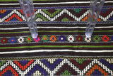 Vintage Anatolian Cicim Kilim Rug 4'8"x7'7"