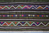 Vintage Anatolian Cicim Kilim Rug 4'8"x7'7"