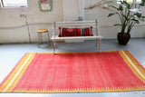 Vintage Turkish Bodrum Kilim Rug 4'6"x8'6"