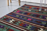 Vintage Anatolian Kilim 4.8ftx7.4ft