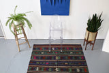 Vintage Anatolian Kilim 4.8ftx7.4ft