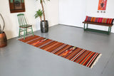 Vintage Anatolian Kilim Runner 2.4ftx8.10ft