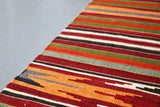 Vintage Anatolian Kilim Runner 2.4ftx8.10ft