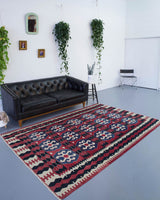 old rug, antique rug, earthy colors, bold colors, turkish rug, vintage rug, flat weave, kilim rug, large area rug, square rug, Wild Shaman, Portland, Oregon, rug store, rug shop, local shop