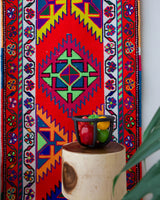 pile rug runner, Turkish rug, vintage rug, portland, rug shop, bright colors, wild shaman, runner rug, bold color, Portland, Oregon, rug store, rug shop, local shop, hallway runner, skinny runner