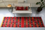 Vintage Anatolian Kilim Runner 2.3ftx8.8ft