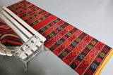 Vintage Anatolian Kilim Runner 2.3ftx8.8ft