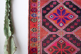 pile rug runner, Turkish rug, vintage rug, portland, rug shop, bright colors, wild shaman, runner rug, bold color, Portland, Oregon, rug store, rug shop, local shop, hallway runner, skinny runner
