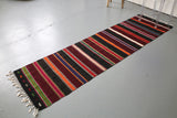 Vintage Anatolian Kilim Runner 2.2ftx8.2ft
