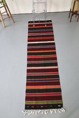 Vintage Anatolian Kilim Runner 2.2ftx8.2ft