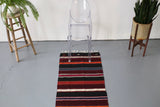 Vintage Anatolian Kilim Runner 2.2ftx8.2ft