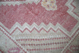 Vintage Faded Anatolian Rug 3.8ftx6ft