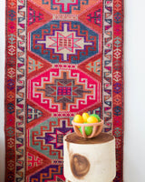 pile rug runner, Turkish rug, vintage rug, portland, rug shop, bright colors, wild shaman, runner rug, bold color, Portland, Oregon, rug store, rug shop, local shop, hallway runner, skinny runner