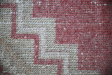 Vintage Faded Anatolian Rug 3.8ftx6ft
