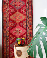 pile rug runner, Turkish rug, vintage rug, portland, rug shop, bright colors, wild shaman, runner rug, bold color, Portland, Oregon, rug store, rug shop, local shop, hallway runner, skinny runner