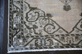 Old Faded Anatolian Turkish Rug 4ftx7.1ft