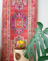 pile rug runner, Turkish rug, vintage rug, portland, rug shop, bright colors, wild shaman, runner rug, bold color, Portland, Oregon, rug store, rug shop, local shop, hallway runner, skinny runner