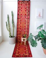 pile rug runner, Turkish rug, vintage rug, portland, rug shop, bright colors, wild shaman, runner rug, bold color, Portland, Oregon, rug store, rug shop, local shop, hallway runner, skinny runner