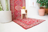 pile rug runner, Turkish rug, vintage rug, portland, rug shop, bright colors, wild shaman, runner rug, bold color, Portland, Oregon, rug store, rug shop, local shop, hallway runner, skinny runner