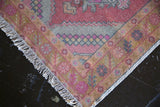 Vintage Turkish Faded Anatolian Runner Rug 3.3ftx8.5ft