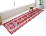 pile rug runner, Turkish rug, vintage rug, portland, rug shop, bright colors, wild shaman, runner rug, bold color, Portland, Oregon, rug store, rug shop, local shop, hallway runner, skinny runner