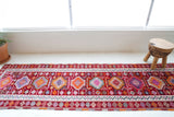 pile rug runner, Turkish rug, vintage rug, portland, rug shop, bright colors, wild shaman, runner rug, bold color, Portland, Oregon, rug store, rug shop, local shop, hallway runner, skinny runner