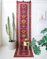pile rug runner, Turkish rug, vintage rug, portland, rug shop, bright colors, wild shaman, runner rug, bold color, Portland, Oregon, rug store, rug shop, local shop, hallway runner, skinny runner