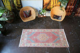 Vintage Faded Anatolian Rug 3.2ftx6.7ft