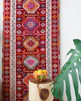 pile rug runner, Turkish rug, vintage rug, portland, rug shop, bright colors, wild shaman, runner rug, bold color, Portland, Oregon, rug store, rug shop, local shop, hallway runner, skinny runner