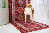 pile rug runner, Turkish rug, vintage rug, portland, rug shop, bright colors, wild shaman, runner rug, bold color, Portland, Oregon, rug store, rug shop, local shop, hallway runner, skinny runner