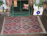 Vintage Van Kilim 4.7ftx7.2ft
