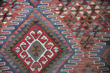 Vintage Van Kilim 4.7ftx7.2ft