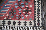 Vintage Van Kilim 4.7ftx7.2ft