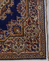 Vintage Turkish rug in a living room setting, pile rug, Turkish rug, vintage rug, portland, rug shop, bright colors, wild shaman, soft rug, bold color, Portland, Oregon, rug store, rug shop, local shop, antique rug