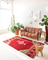 Turkish rug, vintage rug, flat weave, kilim rug, large area rug, square rug, Wild Shaman, Portland, Oregon, rug store, rug shop, local shop, bright colors, area rug, bold color