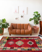 Turkish rug, vintage rug, flat weave, kilim rug, large area rug, square rug, Wild Shaman, Portland, Oregon, rug store, rug shop, local shop, bright colors, area rug, bold color