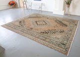 Old Oushak Kilim 9ftx10.7ft
