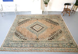 Old Oushak Kilim 9ftx10.7ft