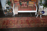 Old Kurdish Herki Runner 2.11ftx14.2ft