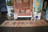 Old Kurdish Herki Runner 2.8ftx10.10ft