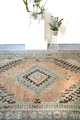 Old Oushak Kilim 9ftx10.7ft